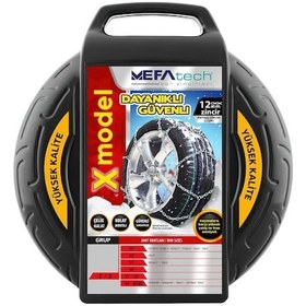 Resim Mefatech Kar Zinciri 165-60-R14 X Tipi Binek Suv Takmatik Kolay M 