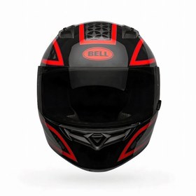 Resim BELL Qualifier Kask Scorch Parlak Siyah Kırmızı 