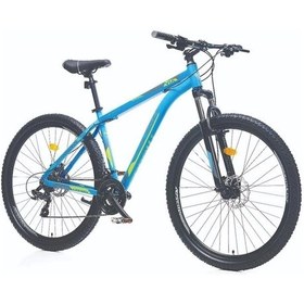 Resim Corelli Vıa 2.1 Erkek Dağ Bisikleti 460h Md 27.5 Jant 21 Vites Mavi Yeşil Gri Çok Renkli 
