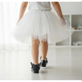 Resim Gala Arkası Kelebekli Cırtlı Çocuk Babet Siyah 