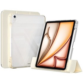 Resim Apple Uyumlu iPad Air 11 2025 M3 Kılıf Magnetik Ayrılabilen Airbagli Sliding Tablet Kılıfı Kapaklı Kılıf 