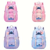 Resim Disney Stitch Serisi Sırt Çantası, Fermuarlı ve Ayarlanabilir Omuz Askılı Şık Çok Amaçlı Küçük Çanta, Günlük İşe Gidiş-Geliş, Seyahat, Yürüyüş, Kamp ve Günlük Aktiviteler İçin Uygun, Tatil Hediyesi Olarak Mükemmel 