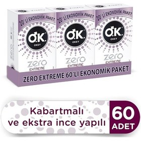 Resim Okey Zero Extreme Prezervatif 60'lı 