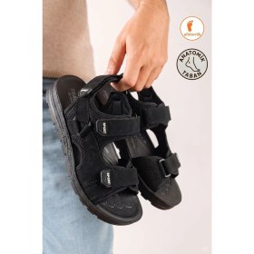 Resim Albishoes Erkek Çocuk Rahat Taban Yazlık Anatomik Cırt Cırtlı Sandalet Çocuk Sandalet Ayakkabı 