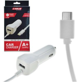 Resim Carub Araç Çakmaklı Şarj Kablosu Type-C br590 18 5 
