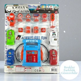 Resim CNS Concept Arabalı Istasyon ve Trafik Seti 15 Parça 