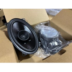 Resim woodstar 4x6 küçük oval Hoparlör seti 2 li 