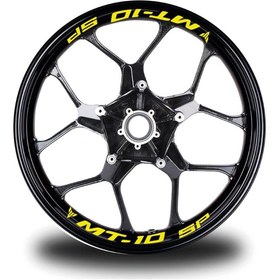 Resim Dark Wind Mt - 10 Sp Yazılı 8Li Jant İçi Yazı Sticker Etiket 