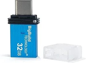 Resim BigBuild Teknoloji 32 GB Mavi Çift Sürücü Tipi C OTG USB Memory Stick Xiaomi Poco F2 Pro, Poco F3, Poco M2, M2 Pro, M2, M3 Mobile ile Uyumlu 