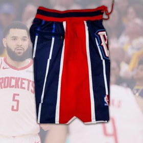 Resim Houston Rockets 1995-96 İnce Çizgili Şort - M 