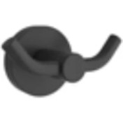 Resim Kale D100 Mat Siyah Ikili Askılık 