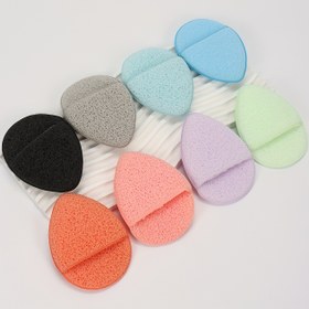 Resim Rastgele Renk ve Şekilli Yüz Süngerleri (4/6/8/12/16/24 adet), Derin Kir ve Siyah Noktaları Temizler, Tekrar Kullanılabilir, Peeling Etkili 