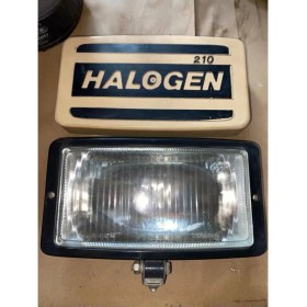 Resim Halogen 210 Sis Lambası Dikdörtgen Kapaklı Eski Üretim Etiketçilere Özel 