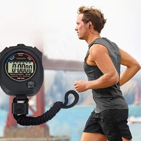 Resim Çok Fonksiyonlu Spor Zamanlayıcı | Büyük ekranlı zamanlayıcı, çalar saat, tarih ve hafıza fonksiyonlarıyla koçlar, hakemler, fitness antrenmanları ve açık hava etkinlikleri için uygun. Sport Timer Düğmesi, Dijital Sports Zamanlayıcı, Koçluk Ekipmanı, Antrenman Süresi, Şık Kompakt Tasarım, Sağlam Yapı, Kaliteli Ekran, Çalar Saati Özellikli, İdmancu Atletler İçin 