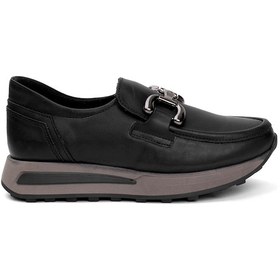 Resim Mammamia D24ka-3260 Kadın Hakiki Deri Casual Ayakkabı Siyah-siyah Siyah 