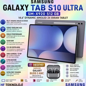 Resim Samsung Galaxy Tab S10 Ultra 12 GB Ram 512 GB Depolama ,+ Galaxy Buds 3 Anc Kulaklık Hediye 