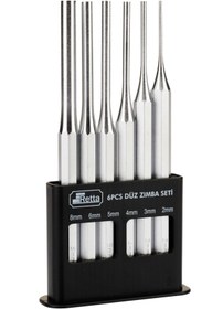 Resim Retta Düz Pim Zımba Seti 6 Parça 