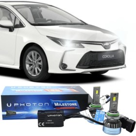 Resim Toyota Corolla (2019-2024) LED Far Ampulü Mılestone Hır2 9012 Black Katana 