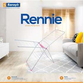 Resim Lady Saraylı Rennie Beyaz Mandallı Çamaşır Kurutmalık 