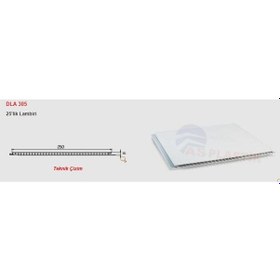 Resim 25 Tavan Lambrisi Beyaz 6 Mt 