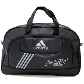 Resim Büyük Boy El Valizi Spor ve Seyahat Çantası Siyah 