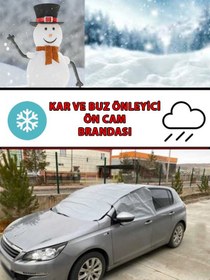 Resim VOLVO S60 ölçülerine Uyumlu Ön Cam Kar ve Buz brandası 