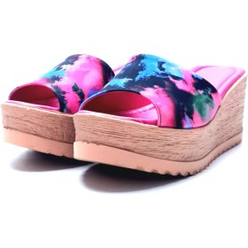 Resim Bananas Dolgu Topuk Çok Renkli Terlik 