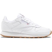 Resim Reebok Classic Leather Erkek Beyaz Spor Ayakkabı 