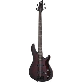 Resim Schecter Omen Elite-4 Bas Gitar (Black Cherry Burst) 