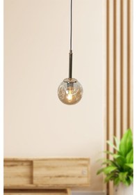 Resim Mona Tekli Gold-siyah Metal Gövde Bal Rengi Camlı Tasarım Lüx... Gold 