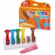 Resim Carioca Keçeli Boya Kalemi Teddy Jumbo Bebek 6 LI 42815 