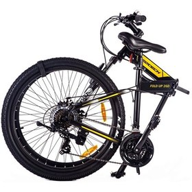 Resim Geotech Fold Up 26d 26 Jant 21vites Md 45cm Katlanır Bisiklet Mat Siyah - Sarı 