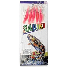 Resim Avcı Market Sabiki Living Shrimp Pink Karides No:15-2 Kanca 5'li Lüfer Palamut Levrek Çaparisi 