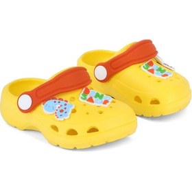 Resim Polaris Dino Rahat Deniz Havuz Hastane Çocuk Sandalet Terlik 967800000302 33 Sarı Sarı 