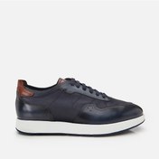 Resim Hotiç Hakiki Deri Lacivert Erkek Spor Ayakkabı 02ayh303130a680 Lacivert-navy Lacivert 