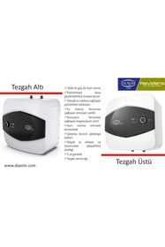 Resim Daxom UKDAX-15DTA - 15 lt Tezgah Altı Termosifon 