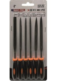 Resim Baytec Mini Eğe Seti 4" 6 Pcs Mk1036 
