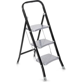 Resim Perilla Class 3 Basamaklı Kaymaz Taban Pratik Metal Merdiven Mmc13003 