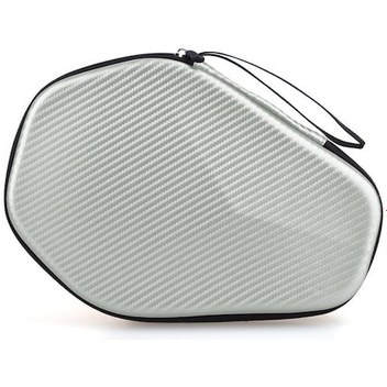 Springsun Spor Enthüslastları İçin Çok Amaçlı Badminton-tenis-masa Tenisi Raketi Kılıfı, Sert Kasa, Şok İçin Dayanıklı, Logo Baskısı Olan Saklama Çantası Gümüş Gümüş