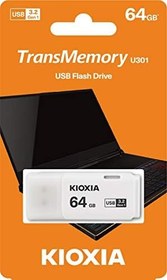 Resim KIOXIA TransMemory U301 64GB USB Bellek – USB 3.2 Gen 1, Beyaz 10 paket 