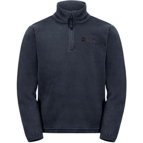 Resim Jack Wolfskin Jack Wolfskın Jack Wolfskın Unısex Çocuk Polar Taunus Halfzip Lacivert Yarım Fermuar 1010 Lacivert 