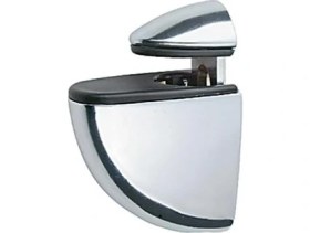 Resim Karokstore Krom Cam Raf Tutucu Aparat 2 Adet 