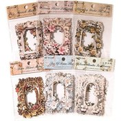 Resim Xiaaokeji 60 Yaprak Retro Arka Plan Dekoratif Kağıt Scrapbook Kağıdı 