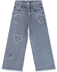 Resim Civil Girls Kalpli 6-9 Yaş Pantolon Kot - Mavi - Buz Mavi / 7-8 Yaş 