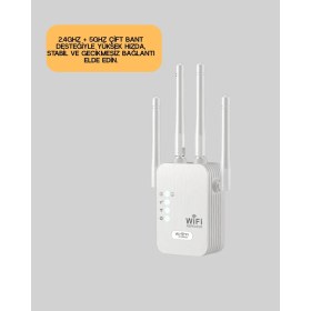 Resim Techora Sale Yüksek Hızlı Parazit Önleyici Wifi Repeater Router 