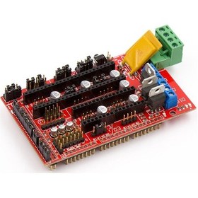 Resim RepRap Ramps 1.4 3D Printer Kırmızı Kontrol Kartı 