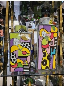 Resim Glt 200 101 Pop Art Renkli 2'li Dekoratif Küp Renkli 