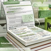 Resim 2025 Modern Retro Defter - Şık Yeşil Vintage Tasarım, Ayrılabilir Sayfalar & Perforasyonlu Kağıt, Ofis için Gevşek Yaprak Düzenleyici, Günlük Tutma - Öğrenciler ve Profesyoneller İçin İdeal Doğum Günü/Mezuniyet Hediyesi - Yüksek Kaliteli Kağıt Not Defteri, Ofis Kırtasiye, Şık Kırtasiye, Sağlam Ciltleme, Çok Amaçlı Planlayıcı, Ofis Çalışanları, Dayanıklı Bağlama, Profesyonel Kırtasiye 