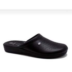 Resim Gezer Unisex Siyah Ortopedik Taban Sabo Terlik 