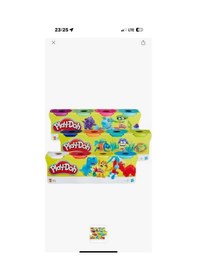 Resim Playdoh Oyun Hamuru 4 Renk 1 Koli 16 Adet Mor 
